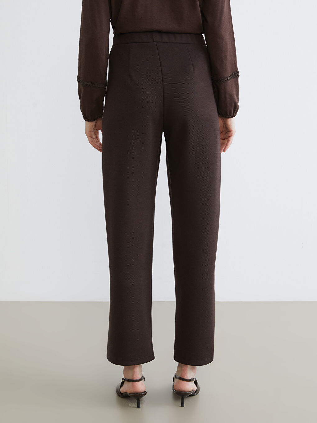 Elasticated Waist Women's Trousers-3