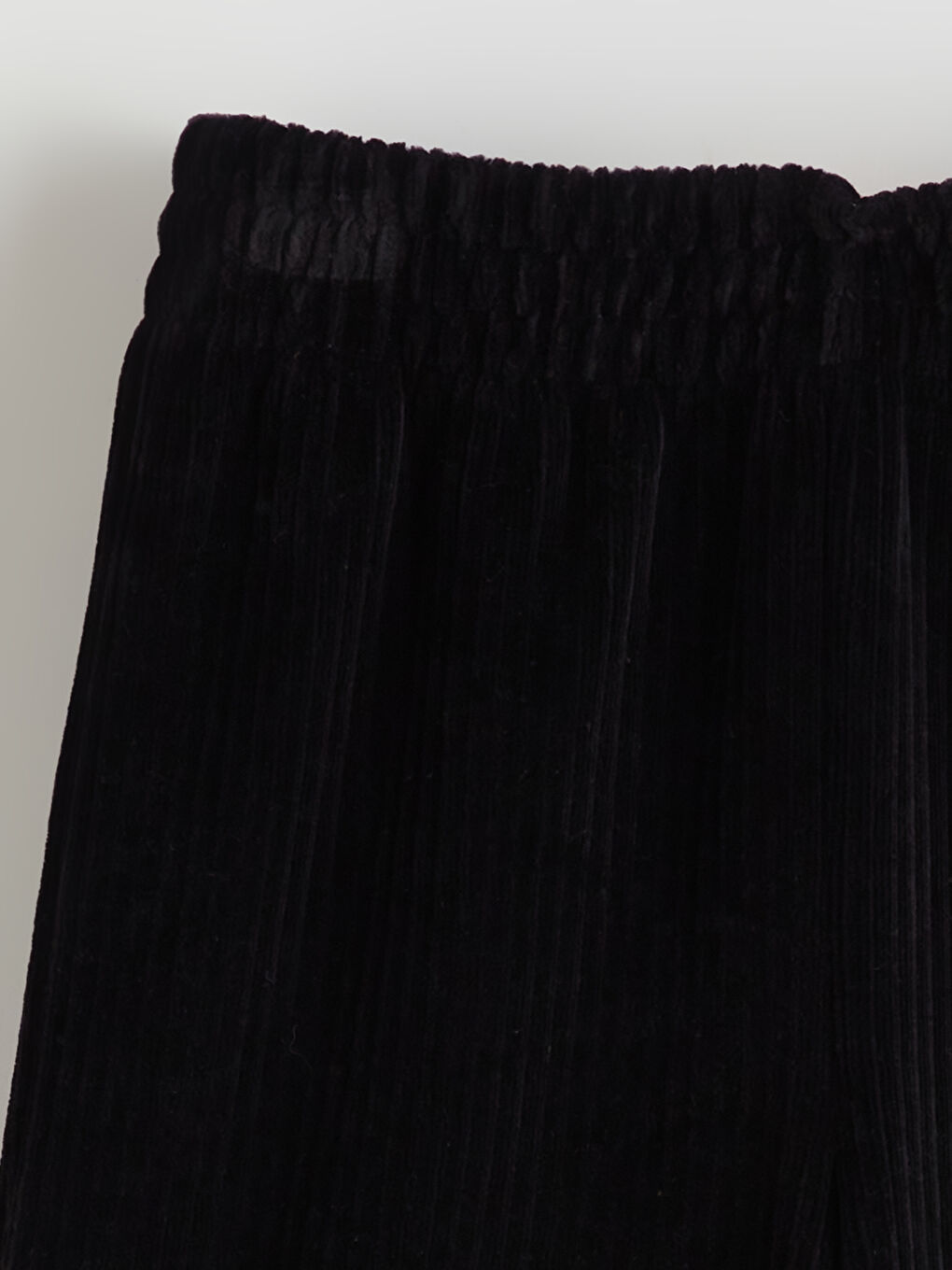 Бархатные спортивные штаны для девочек с эластичным поясом-1