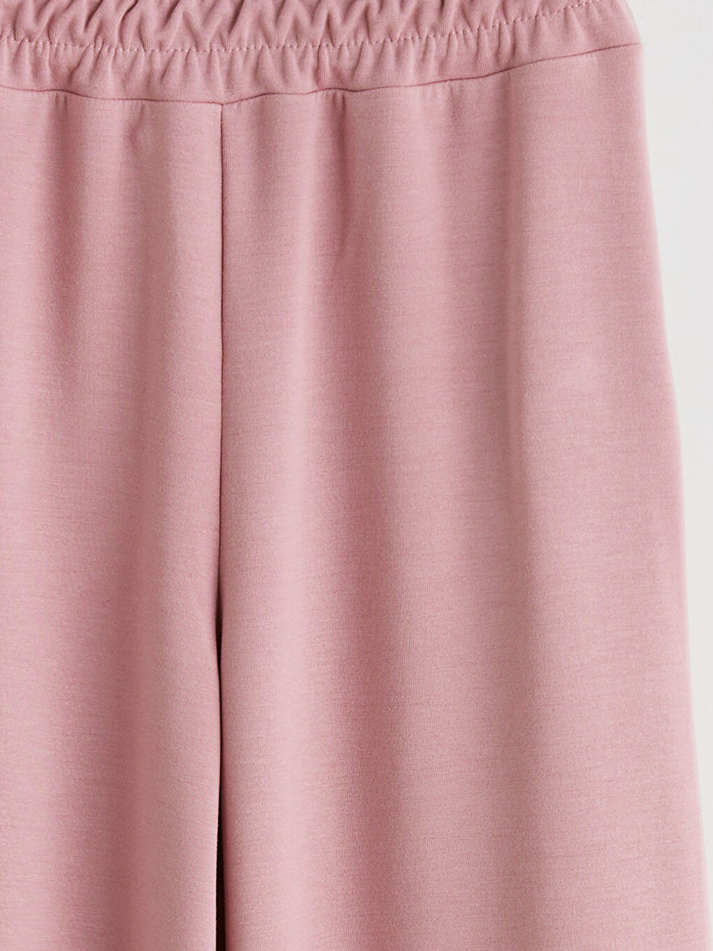 Lila Beli Lastikli Kız Çocuk Eşofman Altı-3