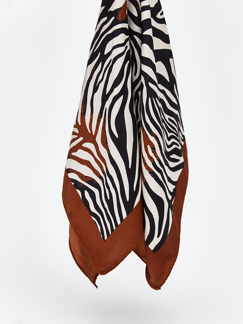 Kahverengi Desenli Kadın Bandana 2'li-5