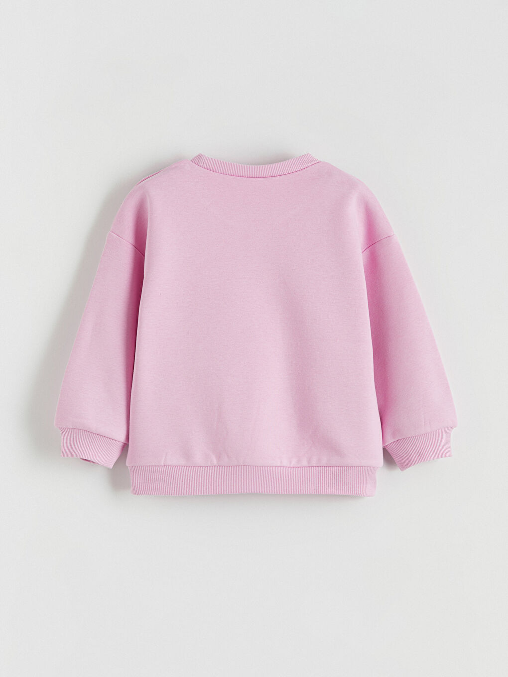 Lila Baskılı Kız Çocuk Sweatshirt-1