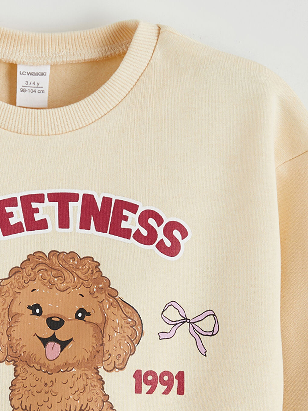 Crew Neck Girl's Thick Sweatshirt, Pack of 2-2