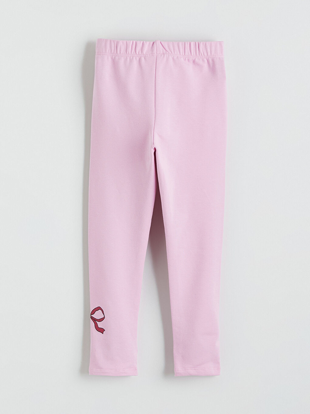 Beli Lastikli Kurdele Detaylı Kız Çocuk Tayt 2'li-3