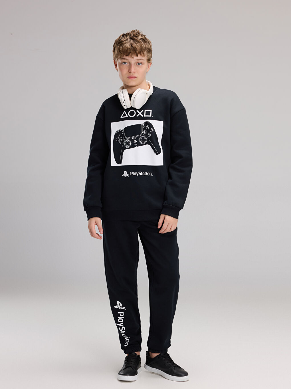 Elasticated Waist PlayStation Printed Boys' Jogger Sweatpants