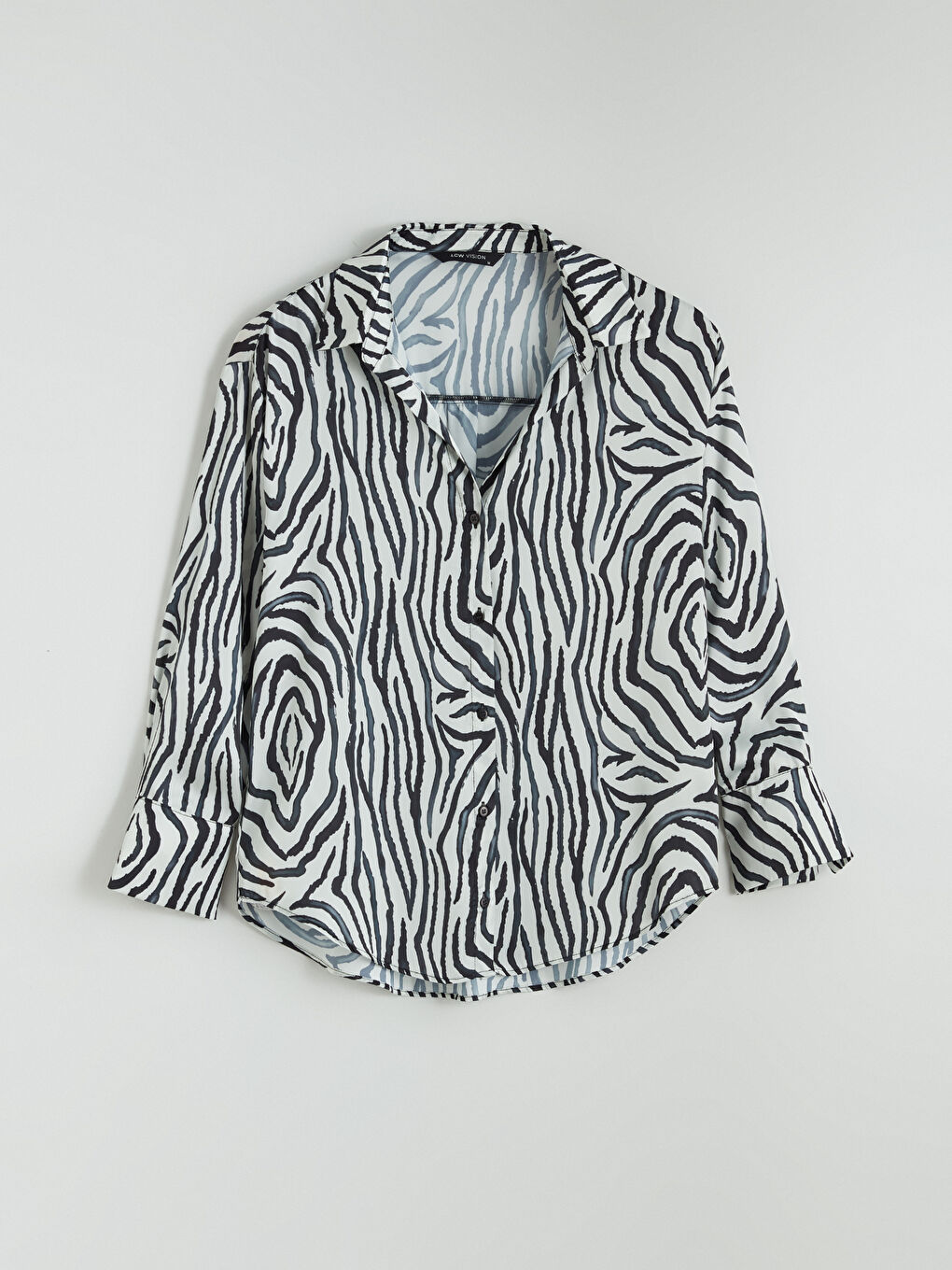 Zebra Patterned Women's Shirt-4
