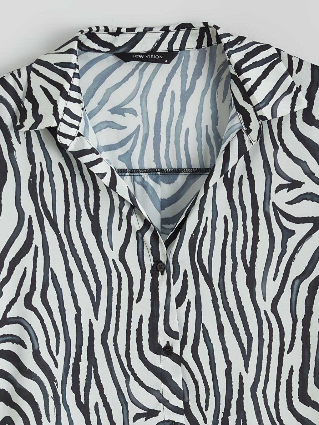 Zebra Patterned Women's Shirt-5