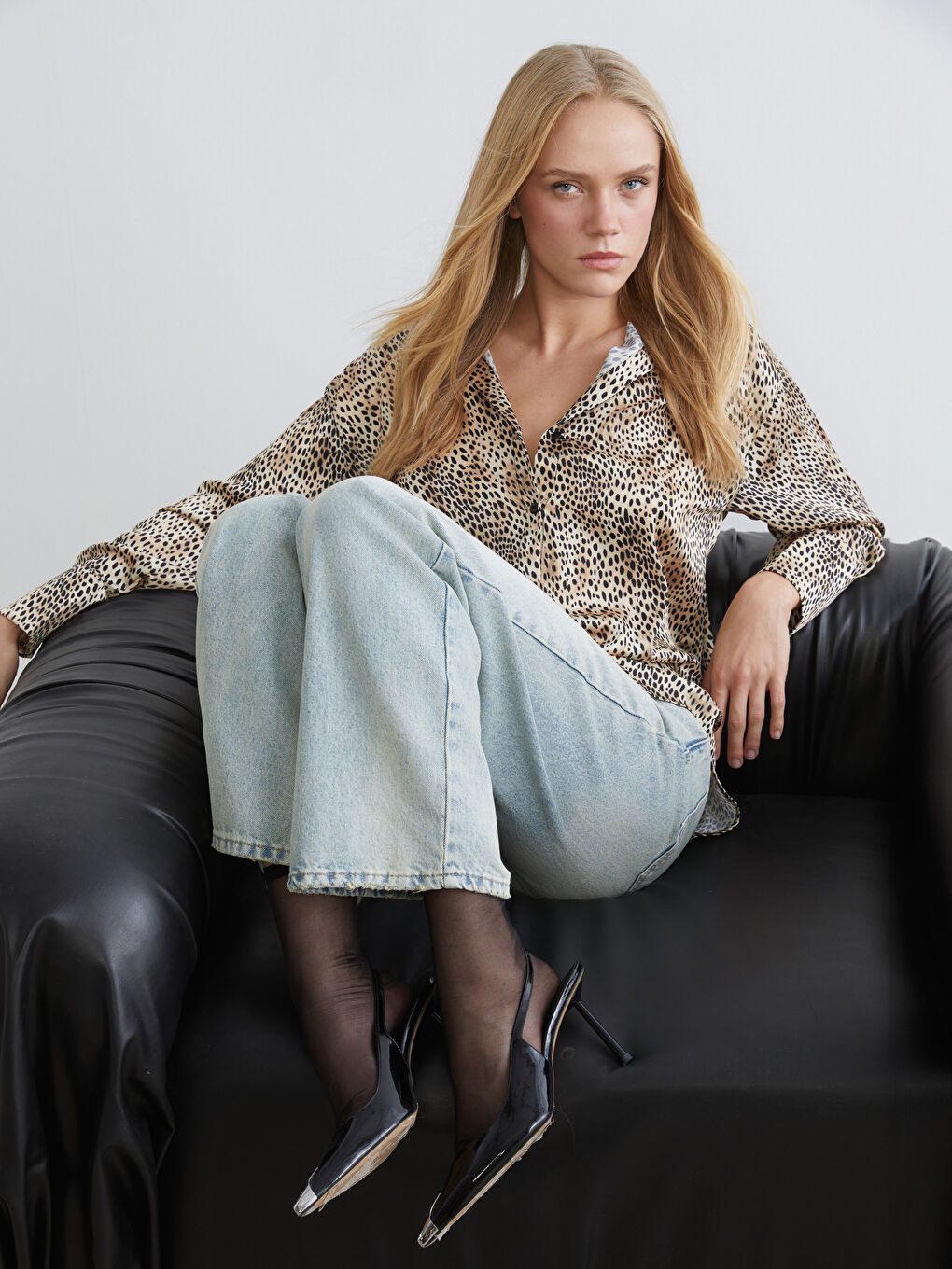 Leopard Print Women's Shirt