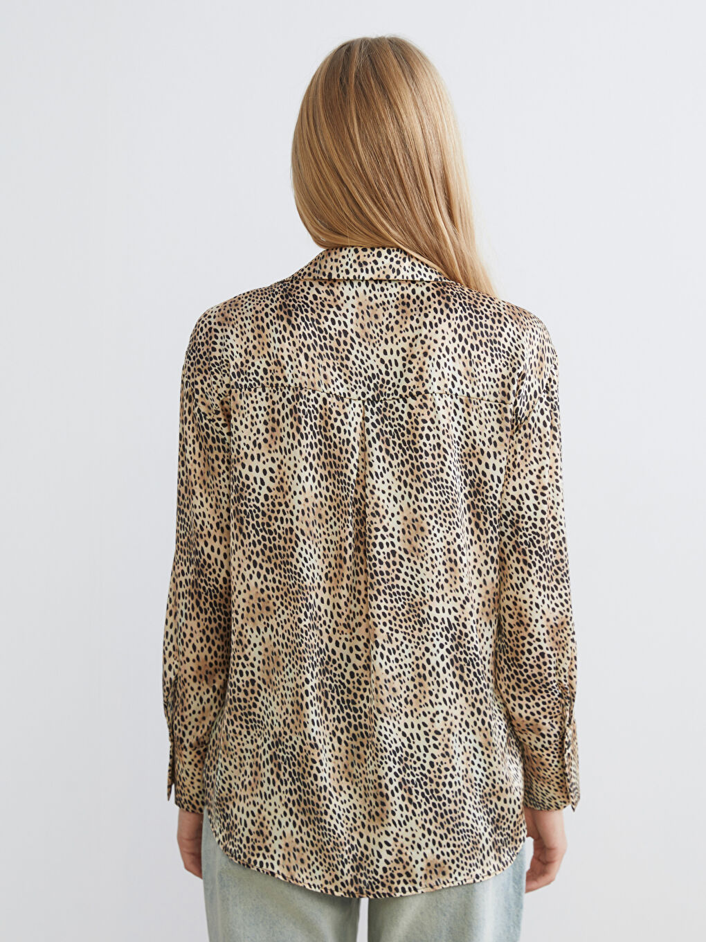 Leopard Print Women's Shirt-3