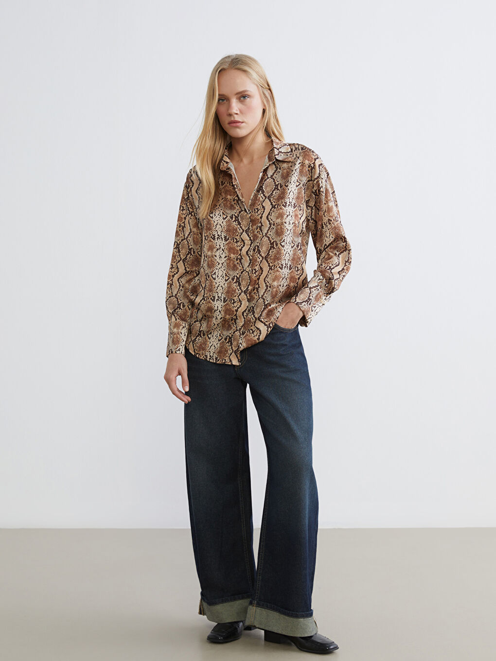 Patterned Women's Shirt-1