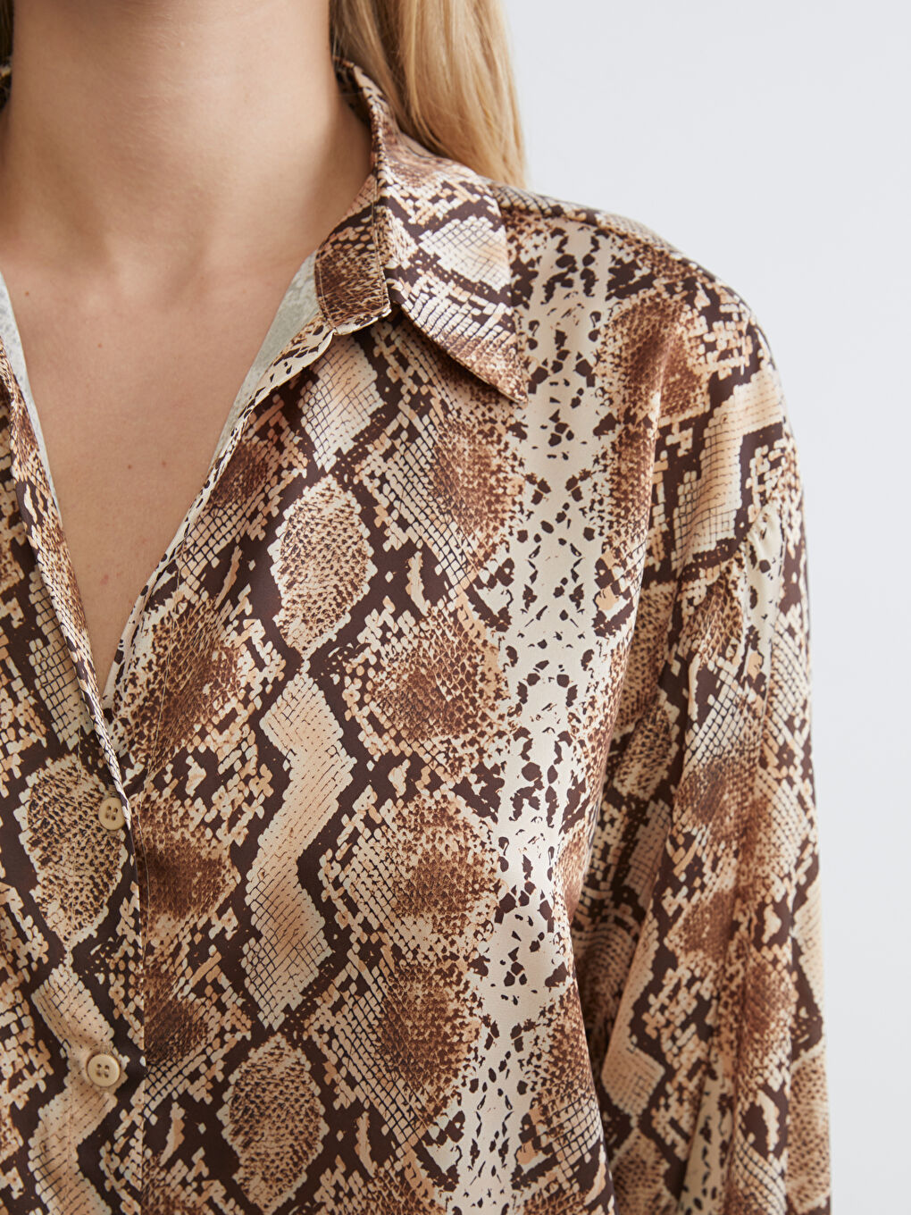 Patterned Women's Shirt-2