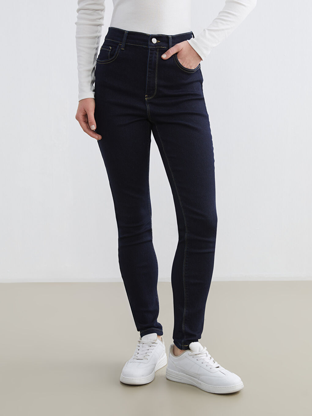 İndigo Mercury Skinny Fit Kadın Jean Pantolon-1