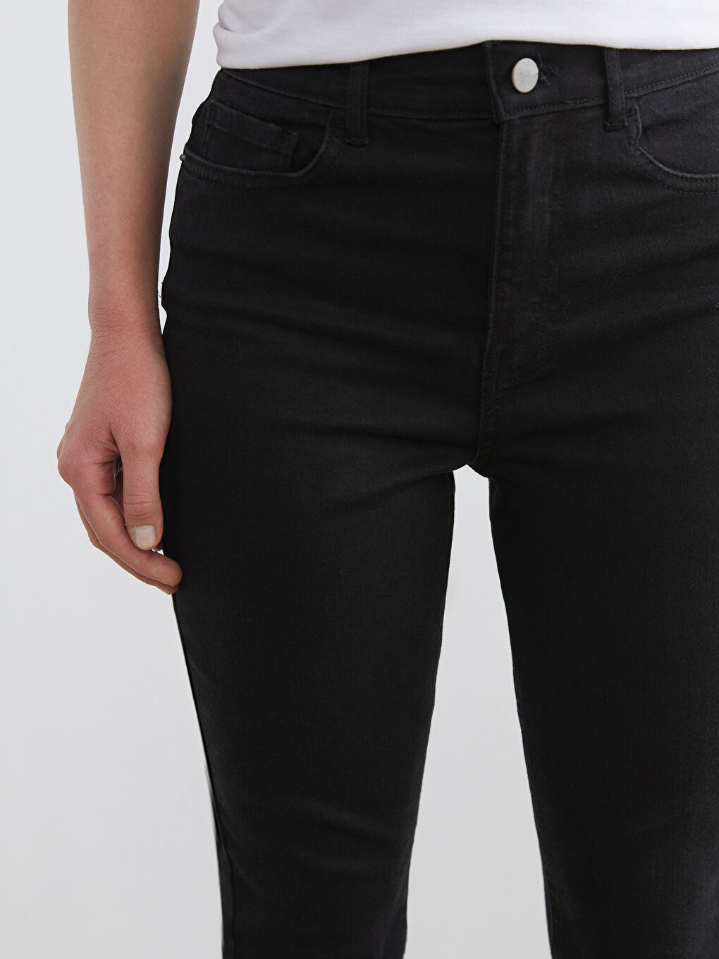 Siyah Mercury Skinny Fit Kadın Jean Pantolon-2