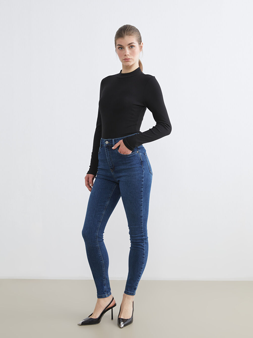 İndigo Mercury Skinny Fit Kadın Jean Pantolon-3