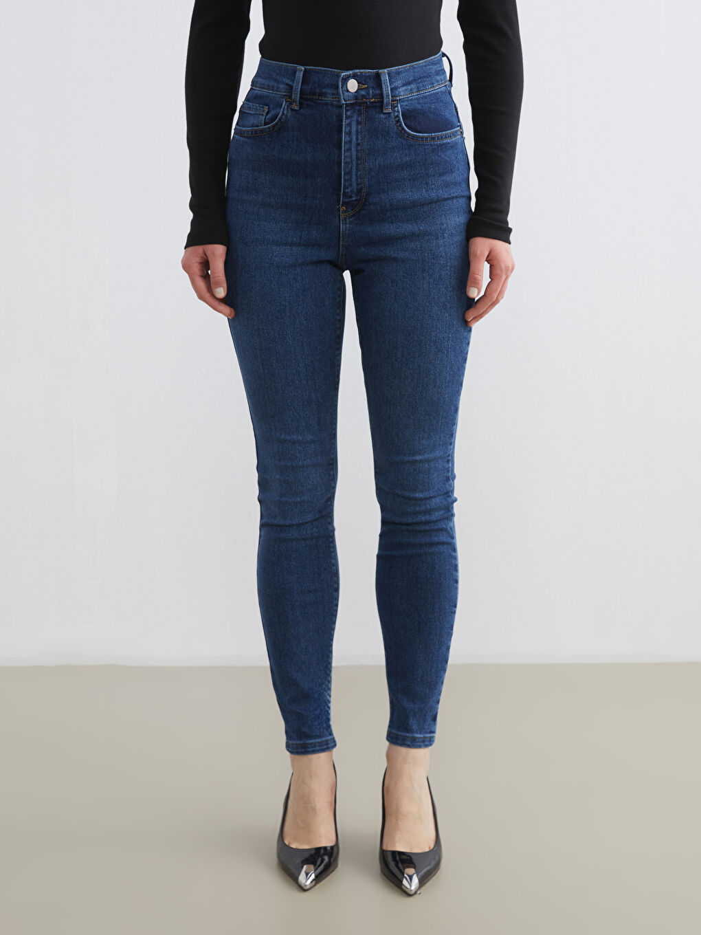 İndigo Mercury Skinny Fit Kadın Jean Pantolon-4