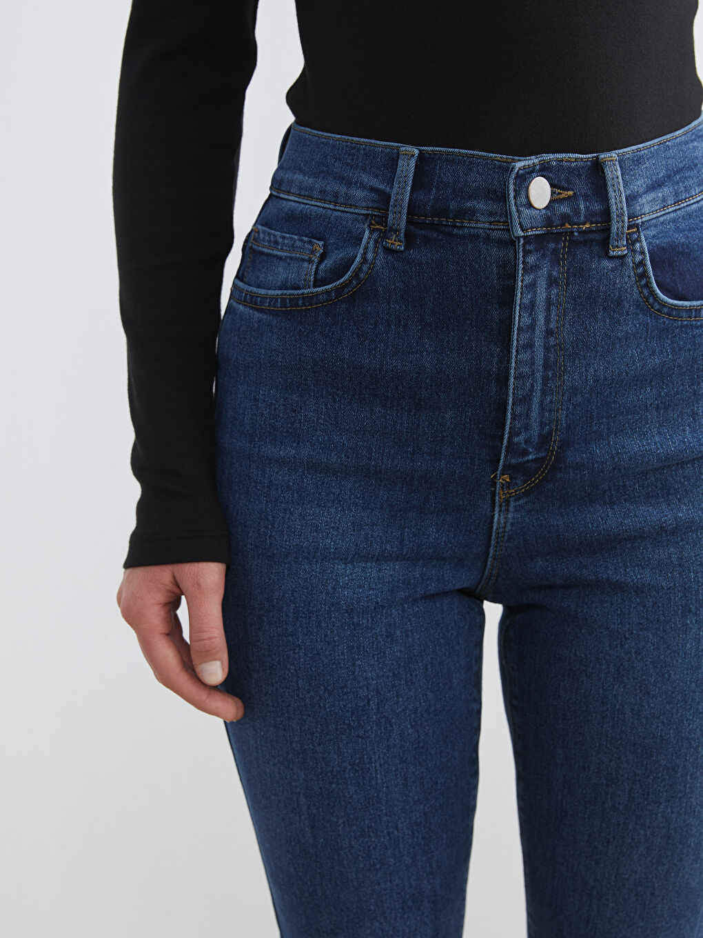 İndigo Mercury Skinny Fit Kadın Jean Pantolon-5