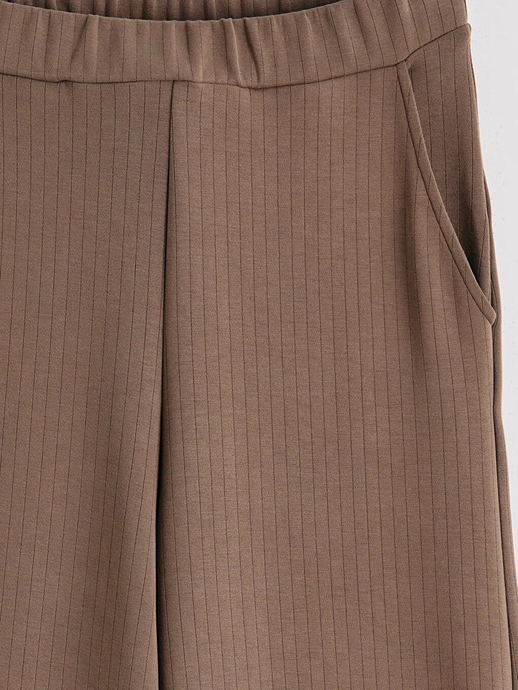 Bej Soft Touch Modal Karışımlı Kadın Eşofman Altı-5