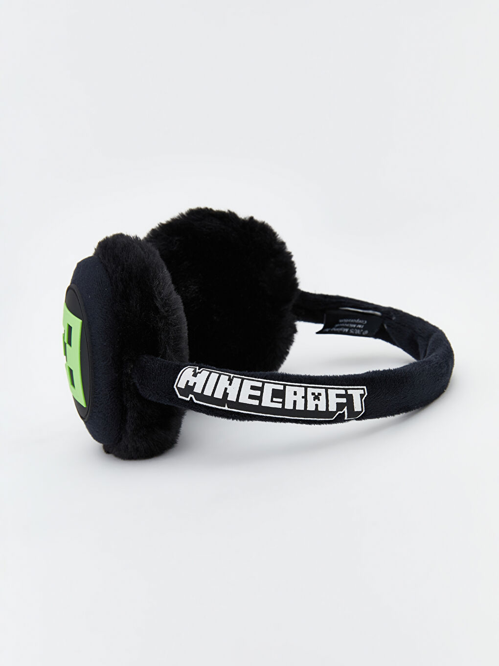 Siyah Minecraft Baskılı Erkek Çocuk Kulaklık-3