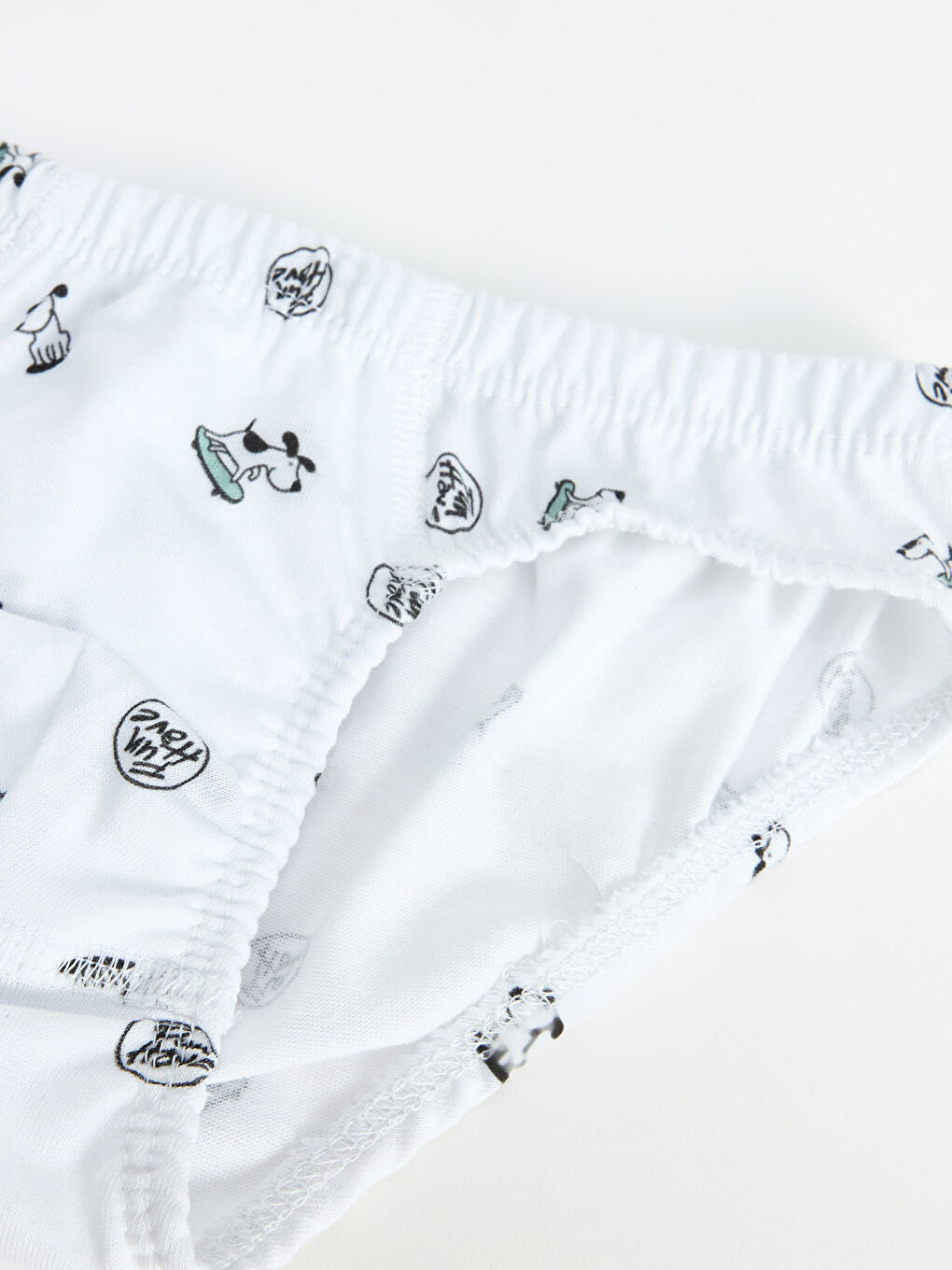 Beyaz Erkek Bebek Külot-1