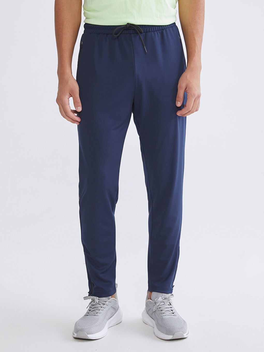 Lacivert Standart Kalıp Erkek Eşofman Altı-1