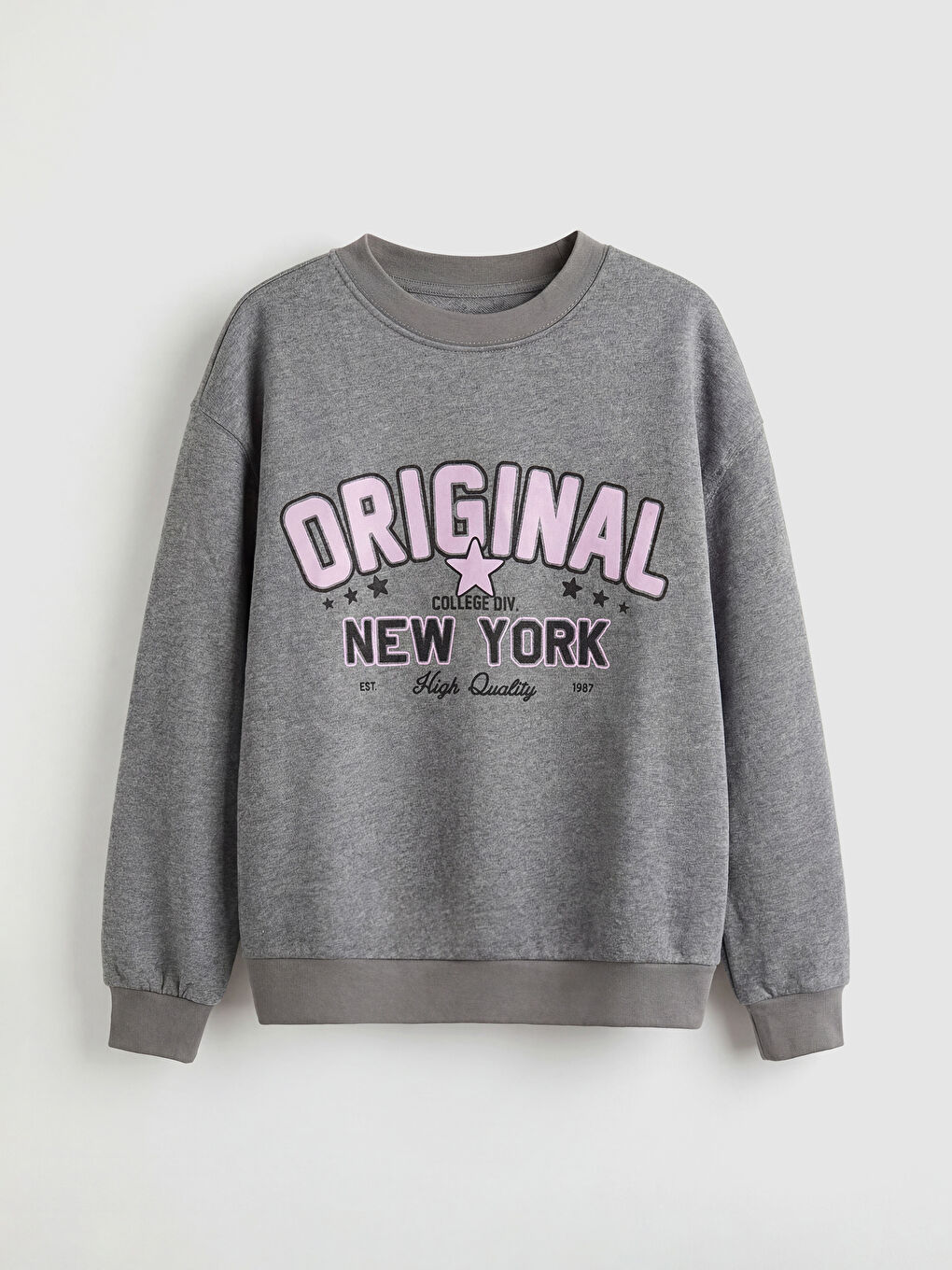 سويت شيرت للبنات تخين مطبوع