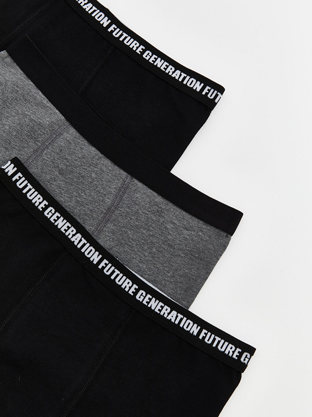 Siyah Baskılı Erkek Çocuk Boxer 3'lü-2