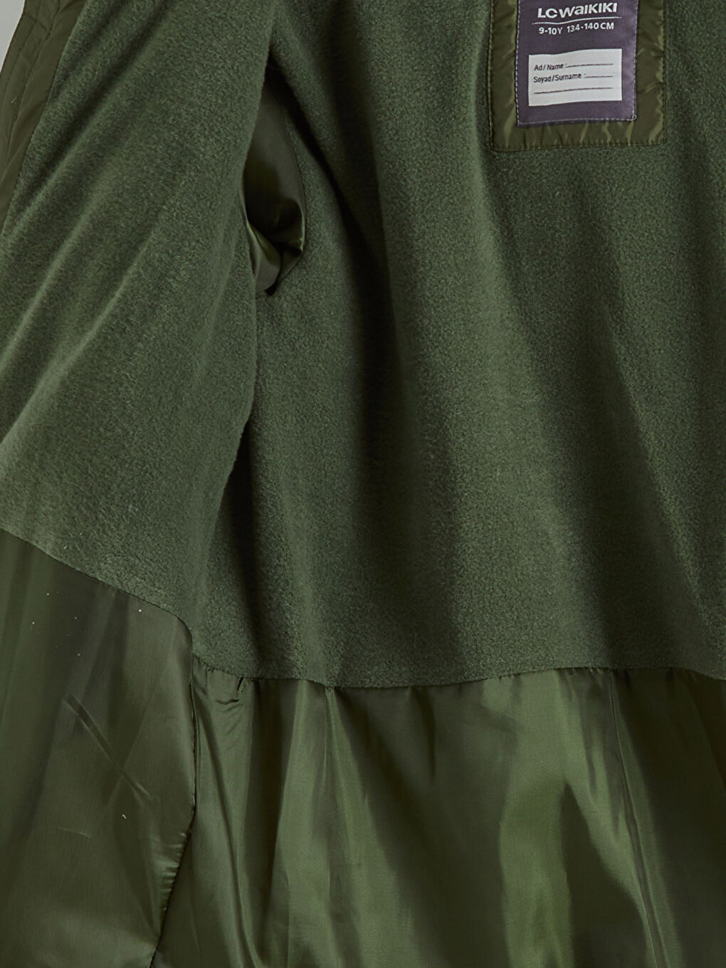 Yeşil Su İtici Erkek Çocuk Şişme Mont-2