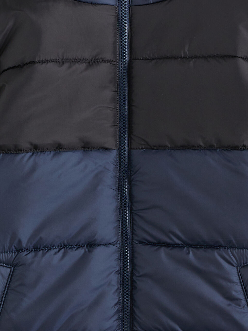 Lacivert Su İtici Erkek Çocuk Şişme Mont-1