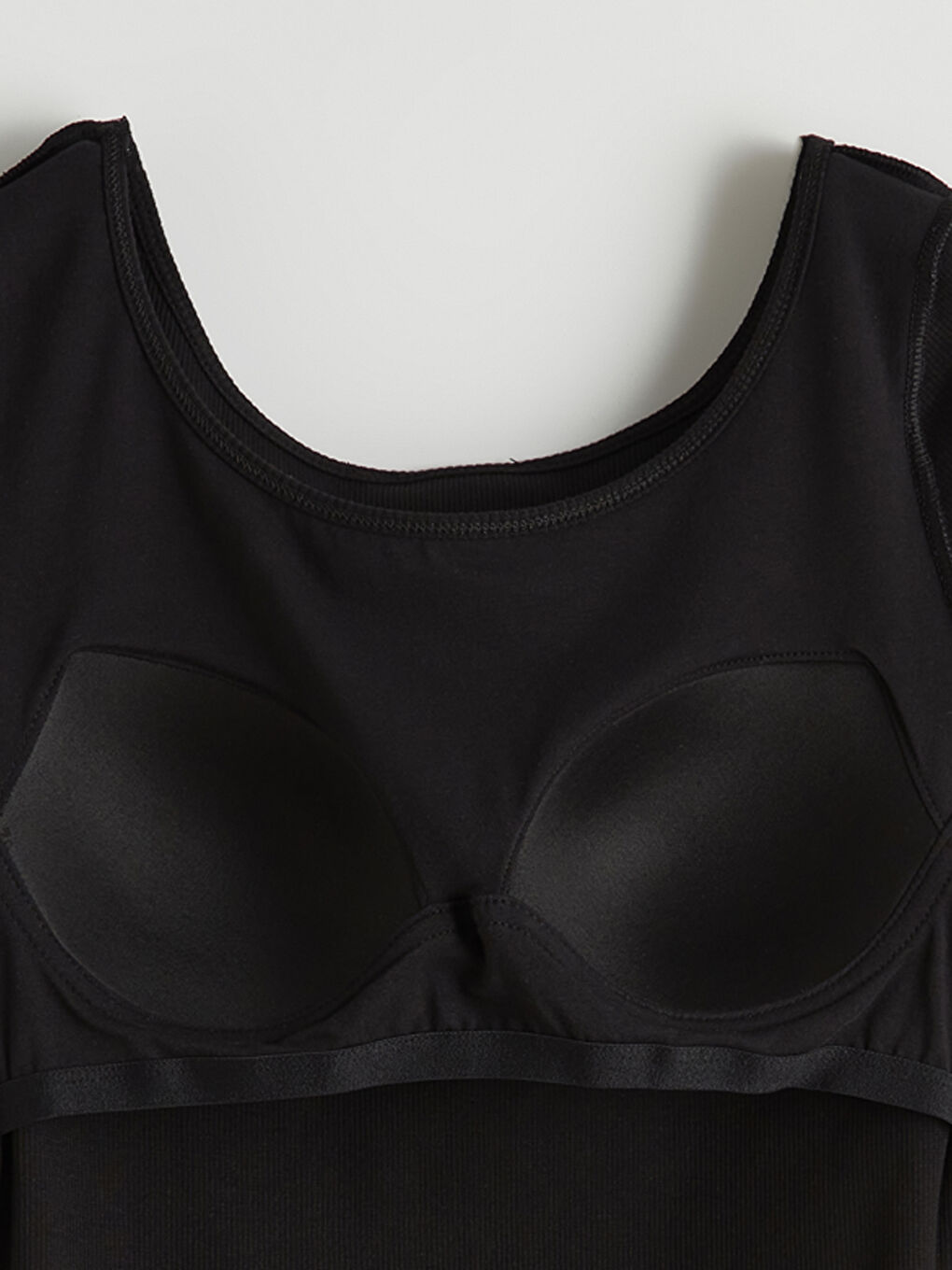 Women's U-Neck Seam Bodysuit-8