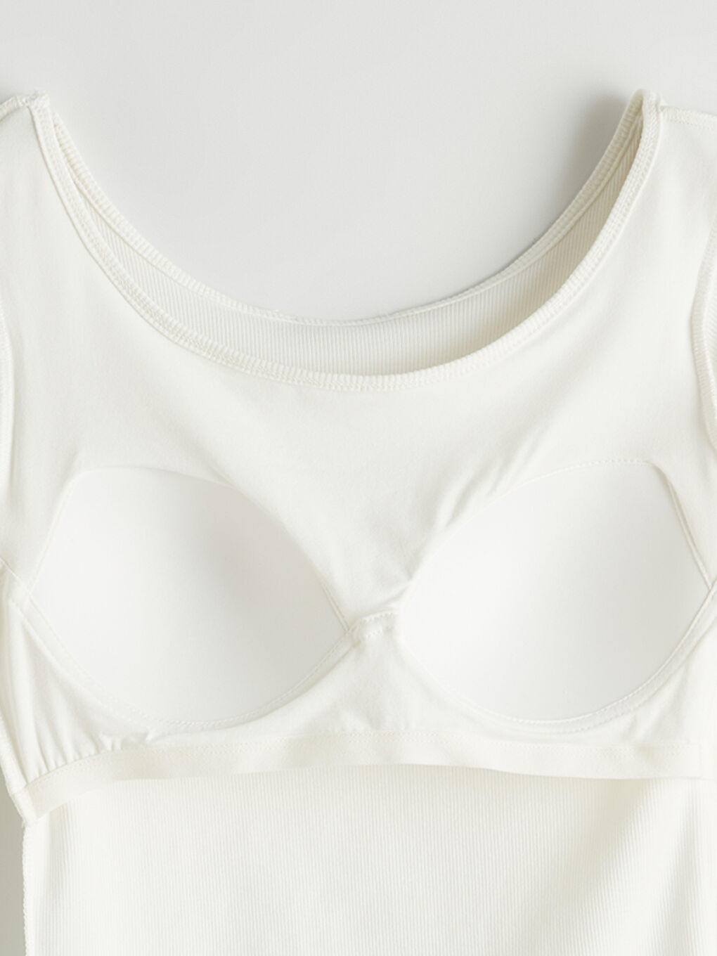 The U-Neck Seamed Bodysuit.-8