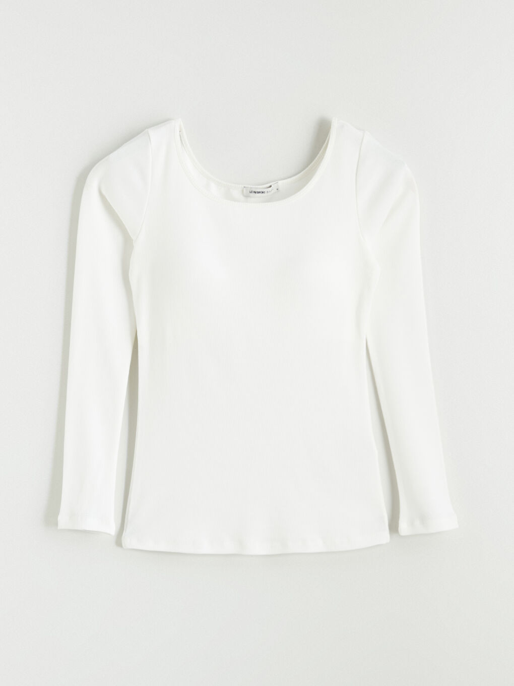 Beyaz U Yaka Kuplu Kadın Body	-4