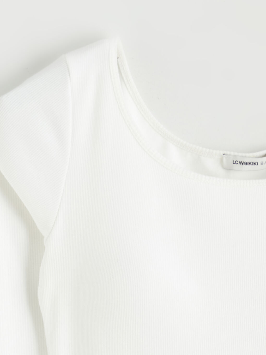 Beyaz U Yaka Kuplu Kadın Body	-5