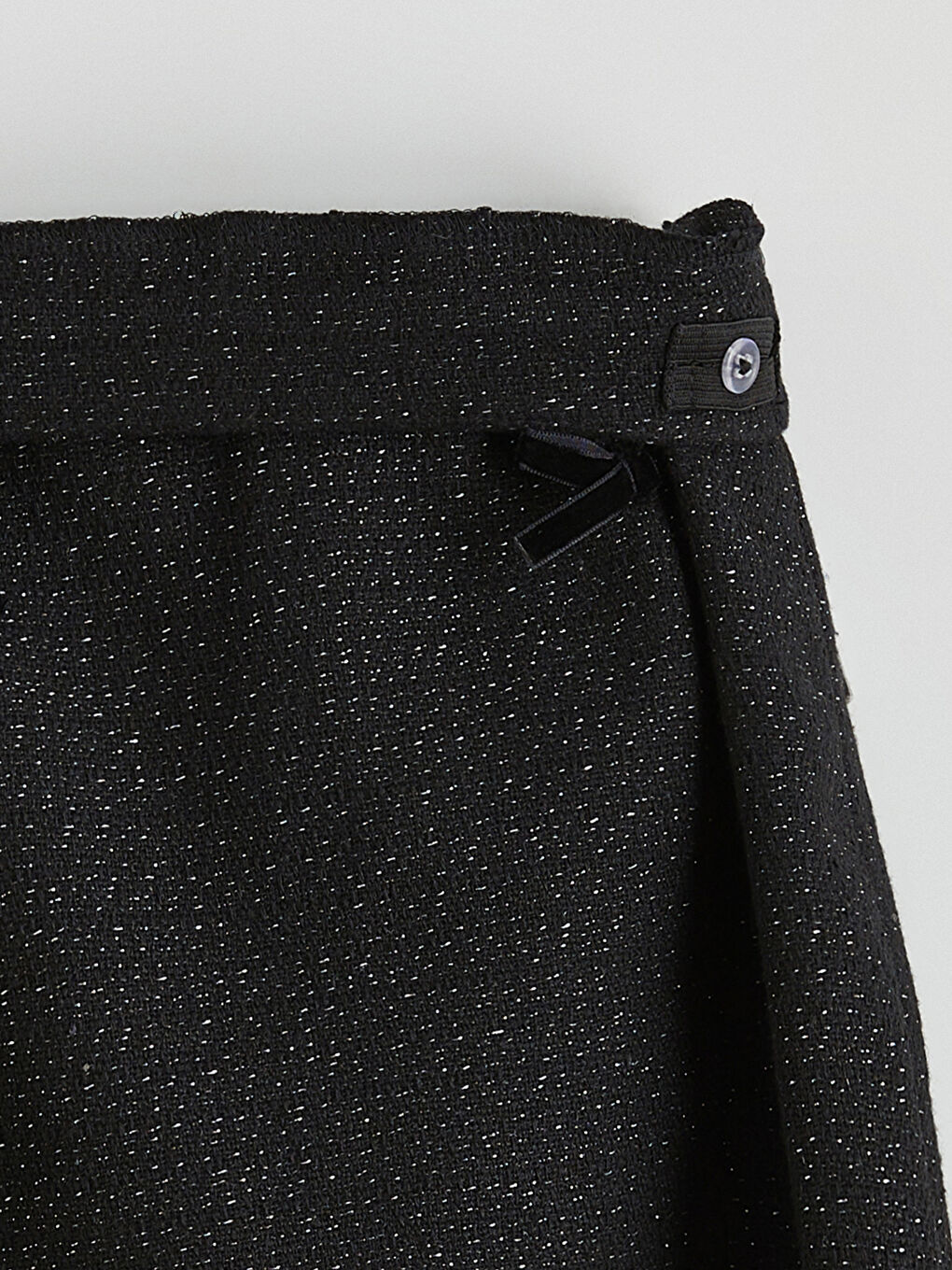 CRNA Suknja šorts na preklop Devojka-2