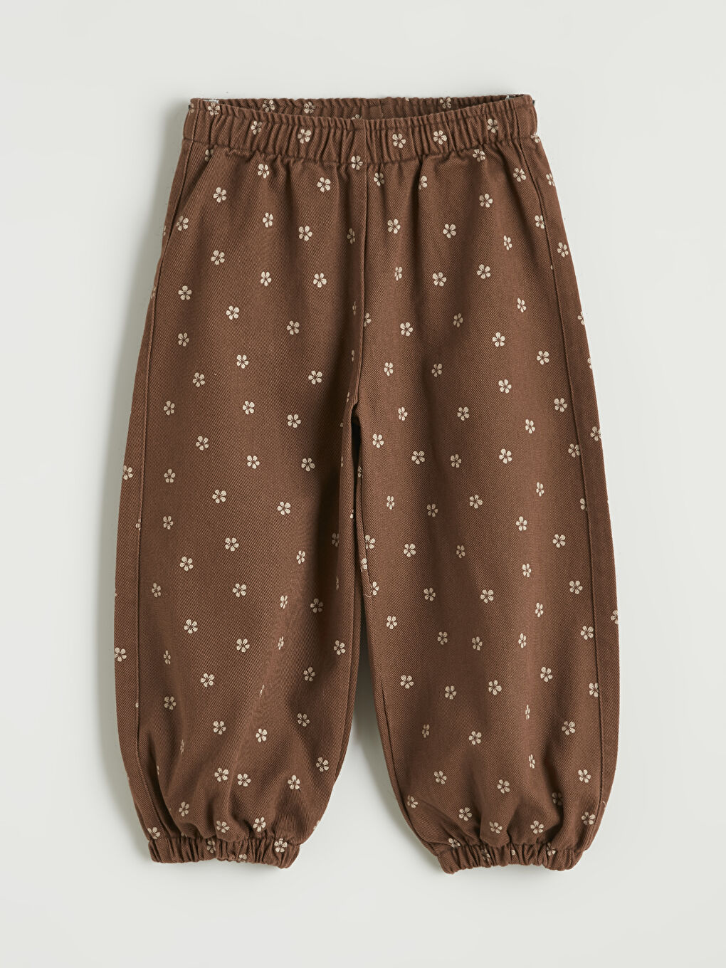 Kahverengi Kız Çocuk Bluz ve Jogger Pantolon 2'li-2