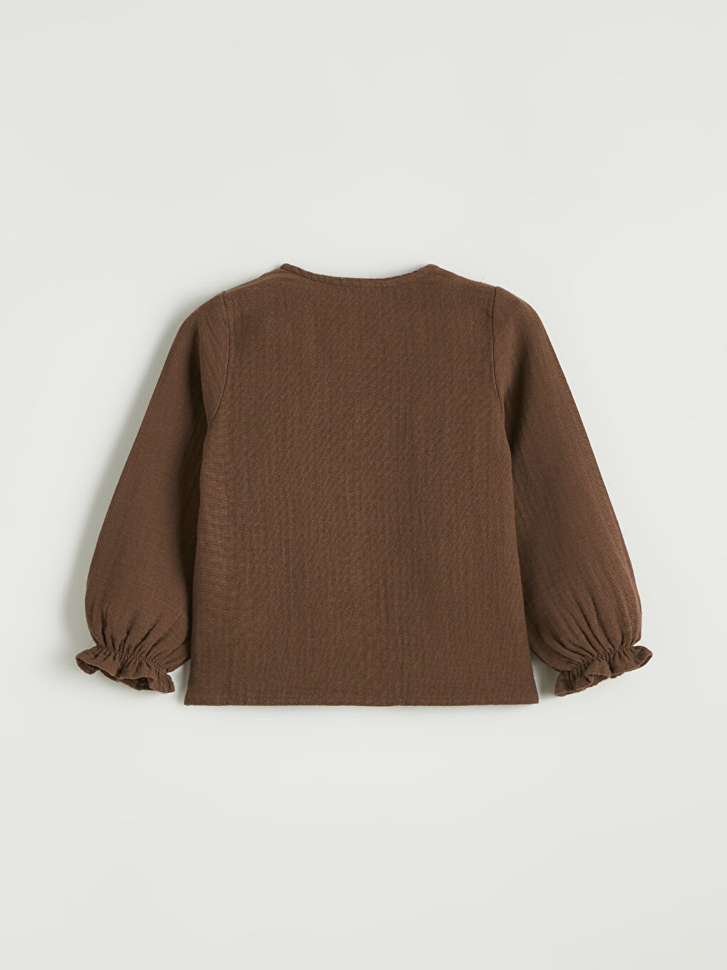 Kahverengi Kız Çocuk Bluz ve Jogger Pantolon 2'li-3