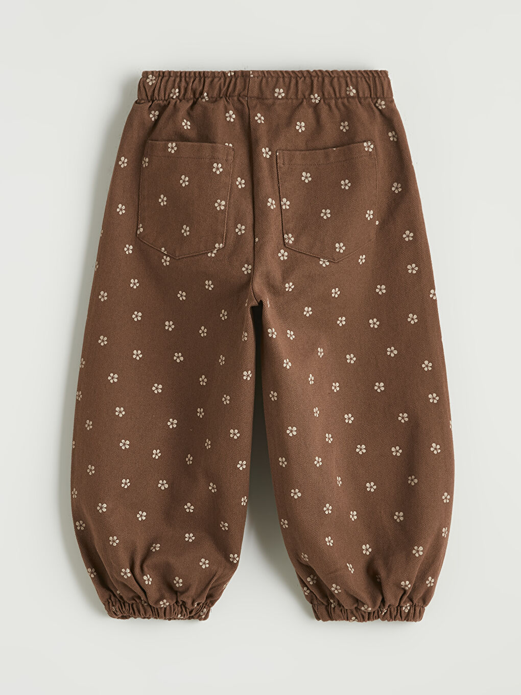 Kahverengi Kız Çocuk Bluz ve Jogger Pantolon 2'li-4