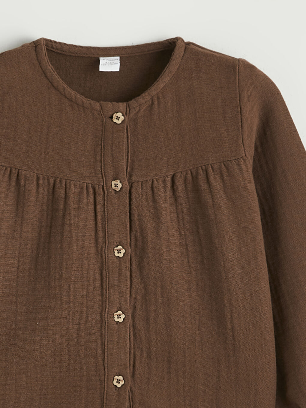 Kahverengi Kız Çocuk Bluz ve Jogger Pantolon 2'li-5