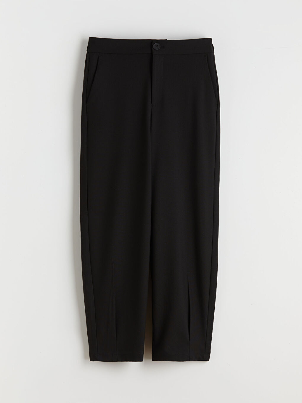 Siyah Havuç Kesim Kadın Pantolon-5