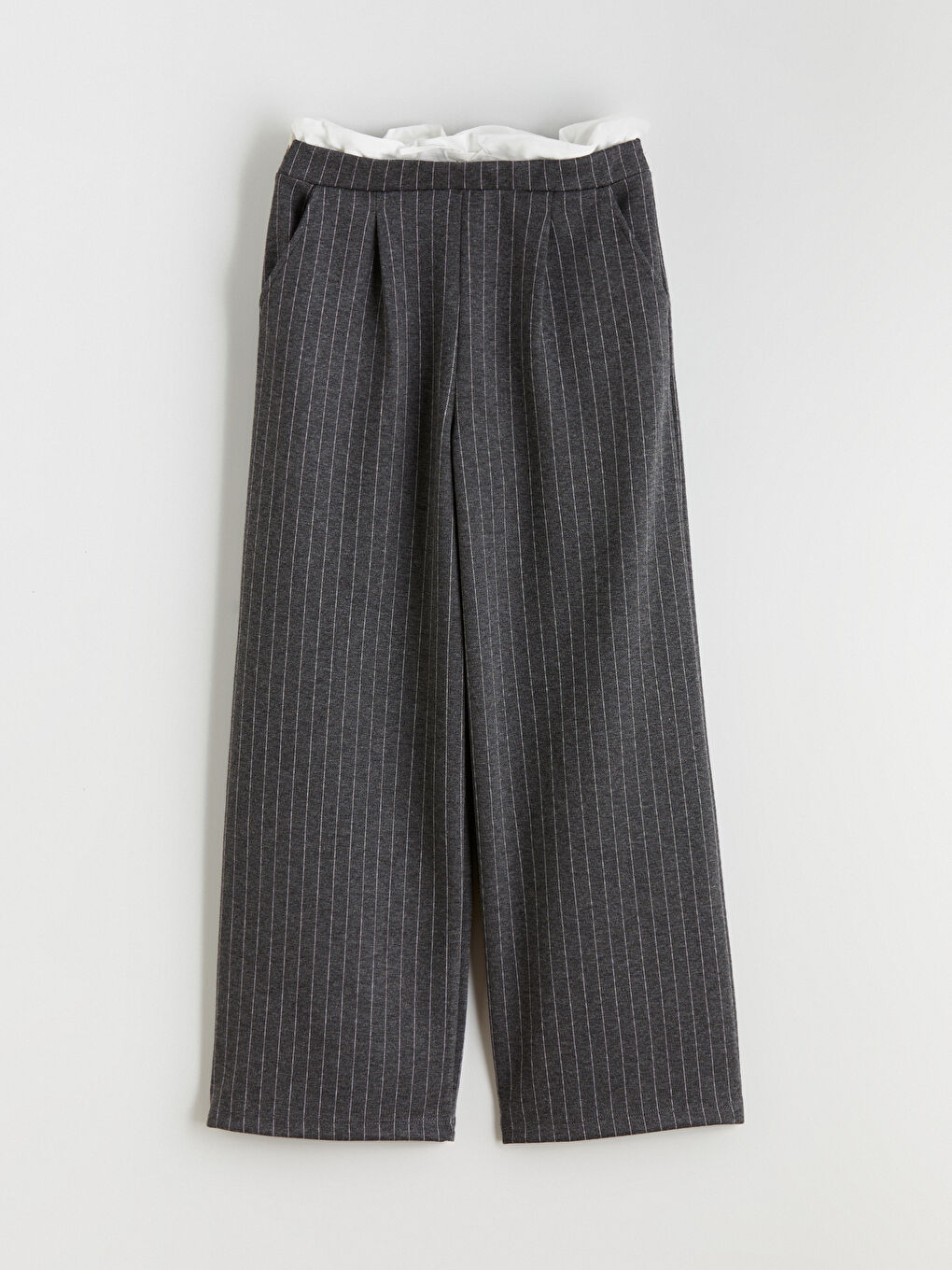 Elasticated Waist Pleated Girls' Trousers