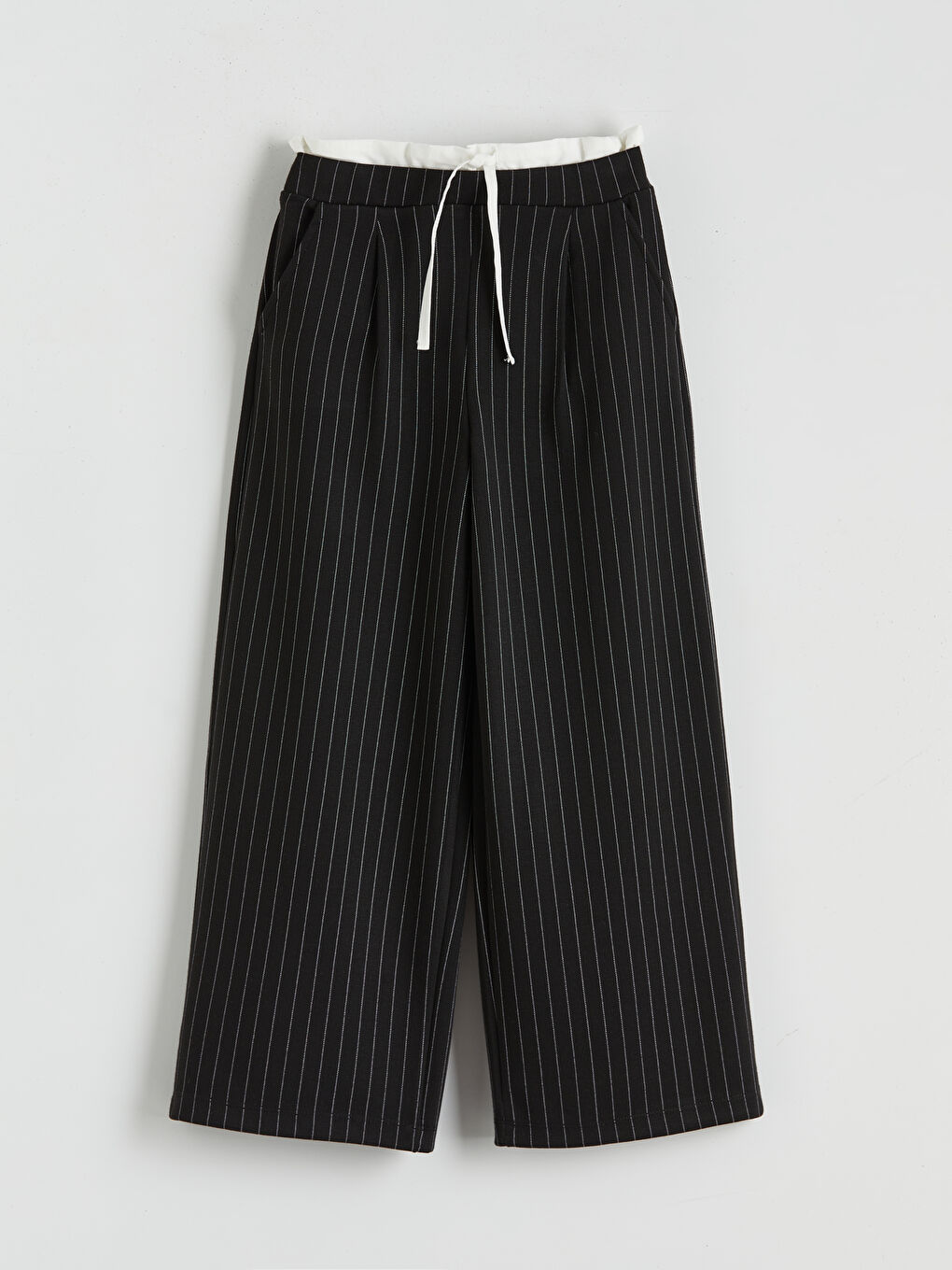 Elasticated Waist Pleated Girls' Trousers
