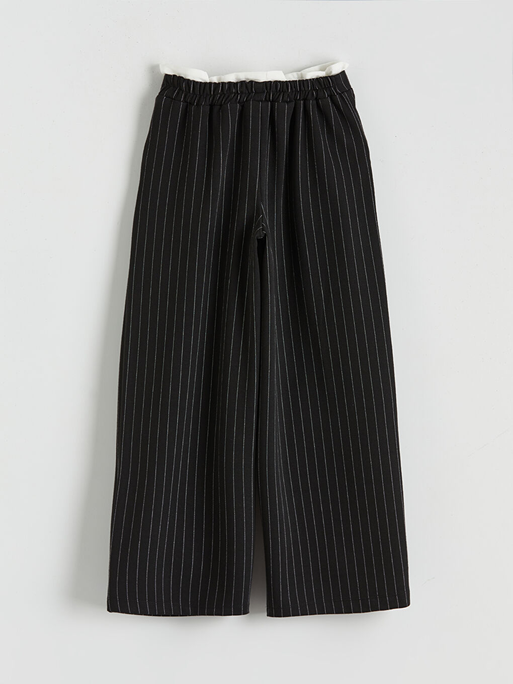 Elasticated Waist Pleated Girls' Trousers-1