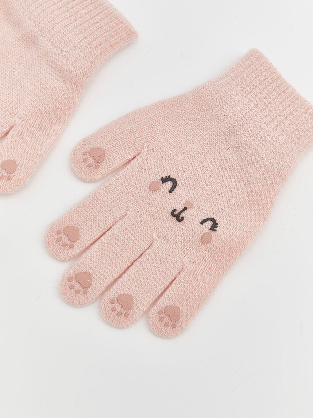 Малышки девочки Розовый Перчатки-1
