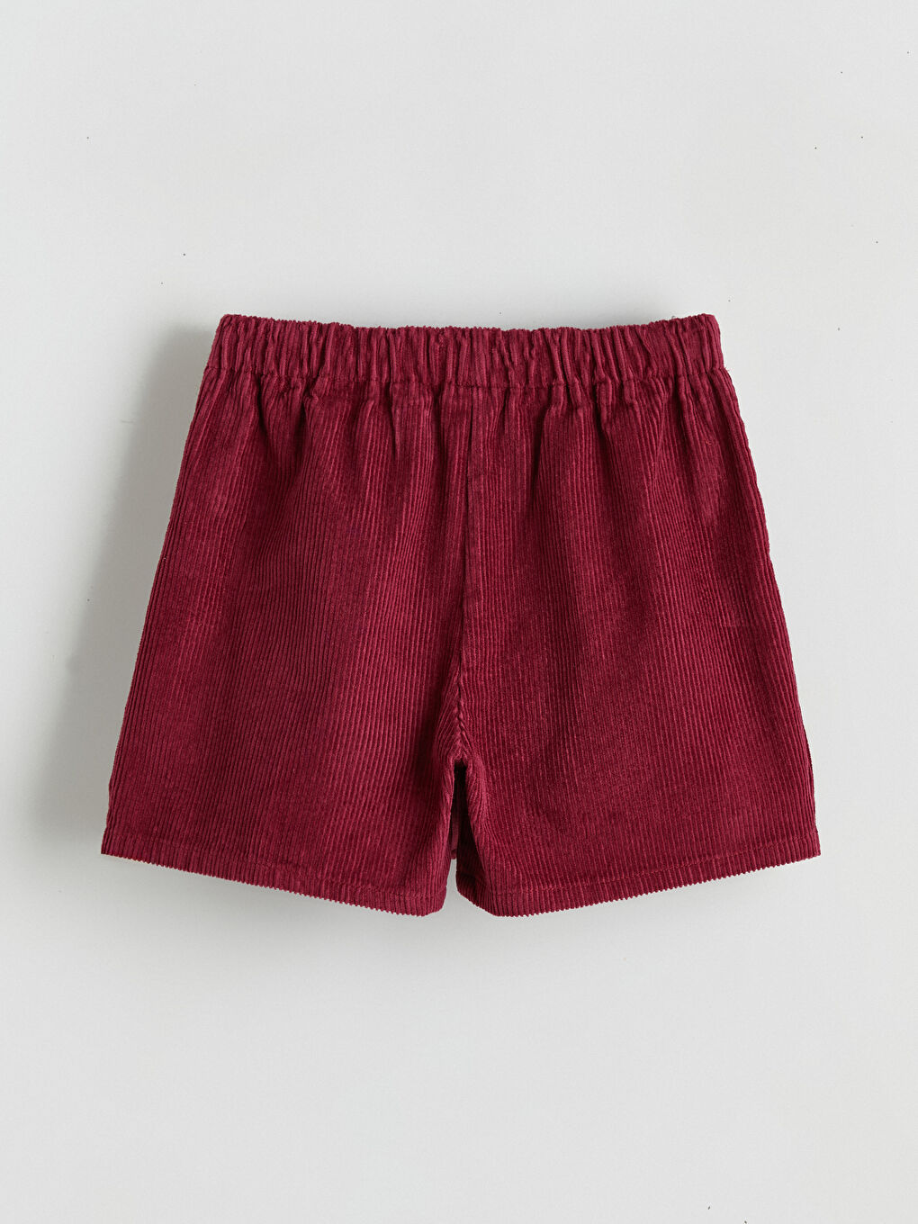 Bordo Basic Pileli Kız Çocuk Etek-3