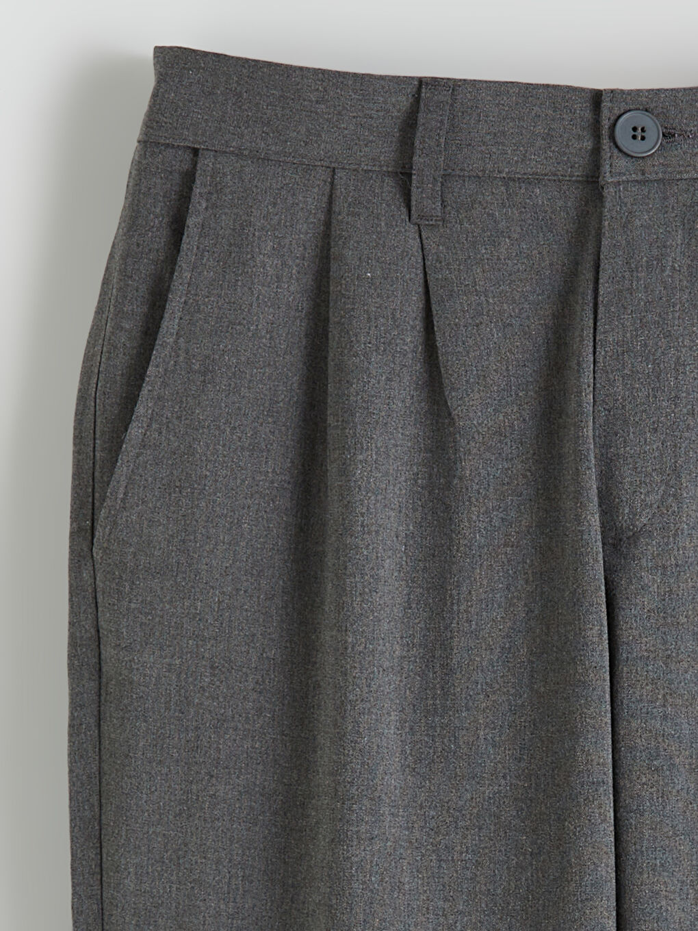 Relaxed Fit Twill Men's Trousers-5