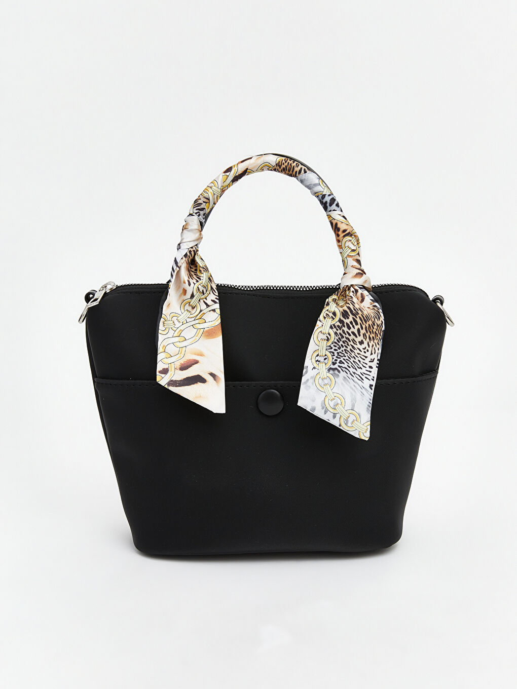 Siyah Çıkarılabilir Askılı Kadın Omuz Çantası