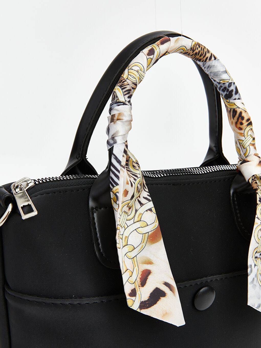 Siyah Çıkarılabilir Askılı Kadın Omuz Çantası-2
