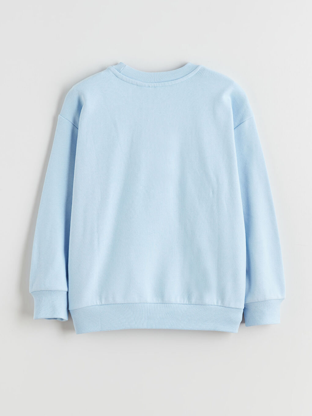 Crew Neck Stitch Printed Girls' Sweatshirt-1