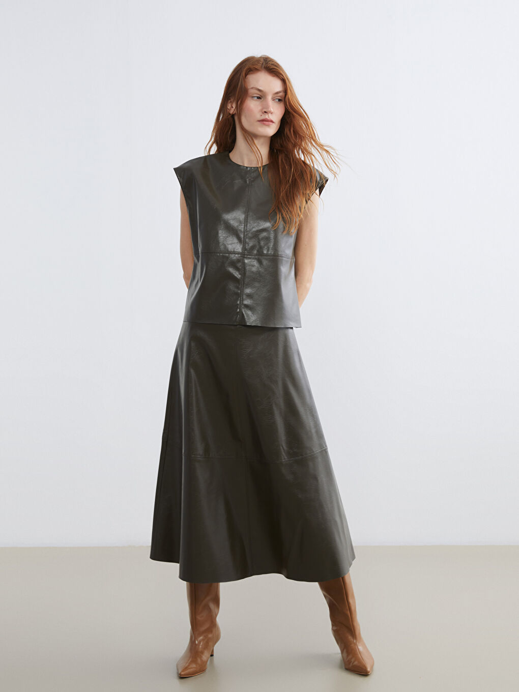 Женщины Хаки Юбка