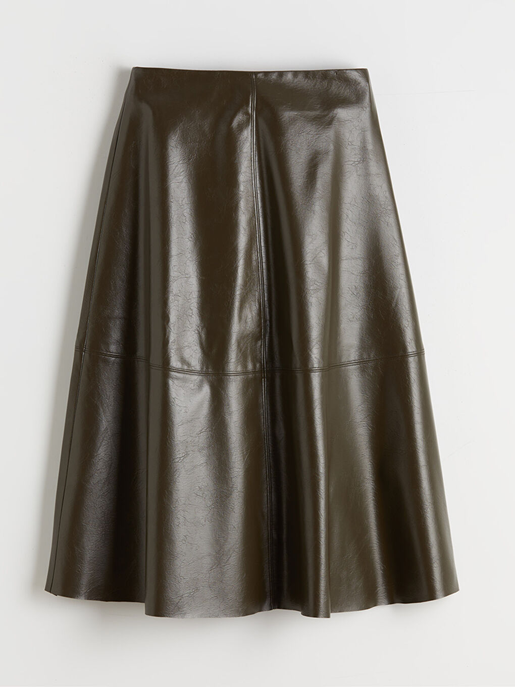 Женщины Хаки Юбка-8