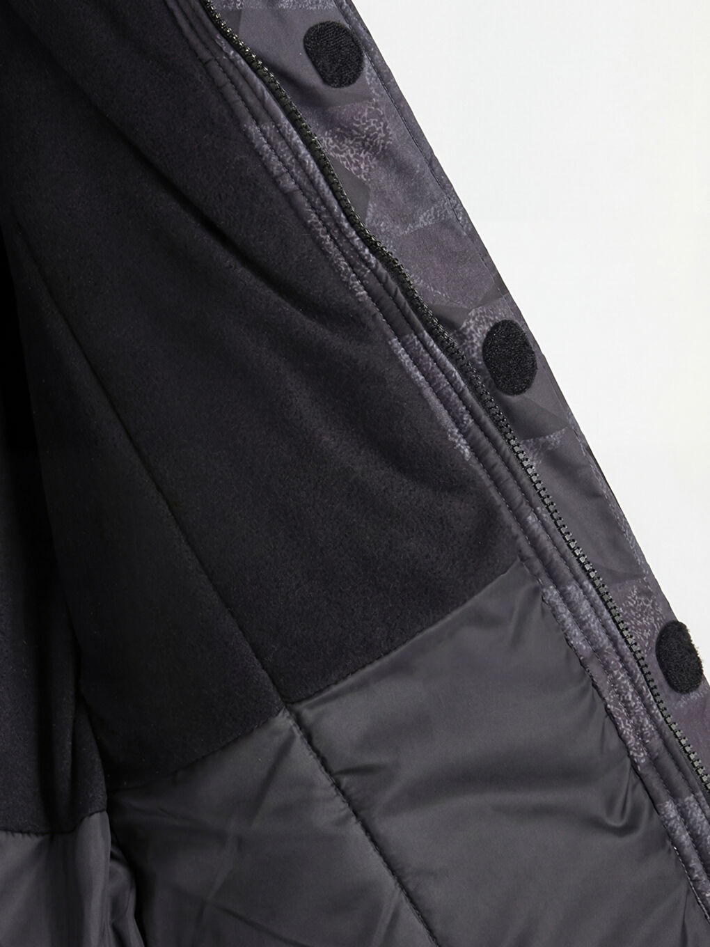 Siyah Desenli Erkek Çocuk Şişme Mont-2