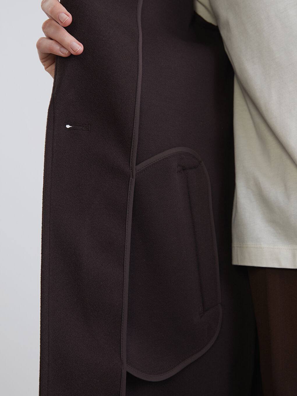 Jacket Collar Women's Cachet Overcoat-2